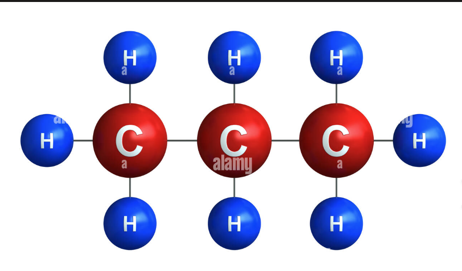 <p>CH3CH2CH3</p><p>straight chain: __</p><p># of isomers ___</p><p>liquid or gas</p><p>substituent name ___</p>