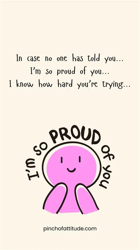 <p>be proud of</p>