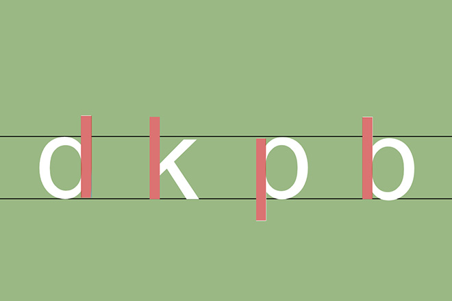 <p>Any straight portion of a letter </p>