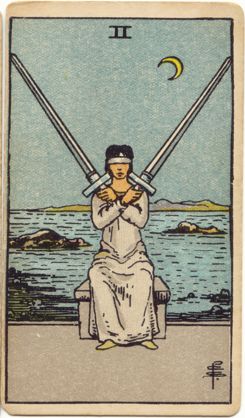 <p>Two of Swords</p>