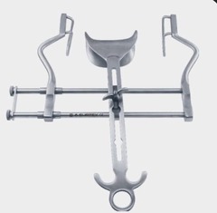 <p>Deep abdominal retractor, self-retaining.</p>
