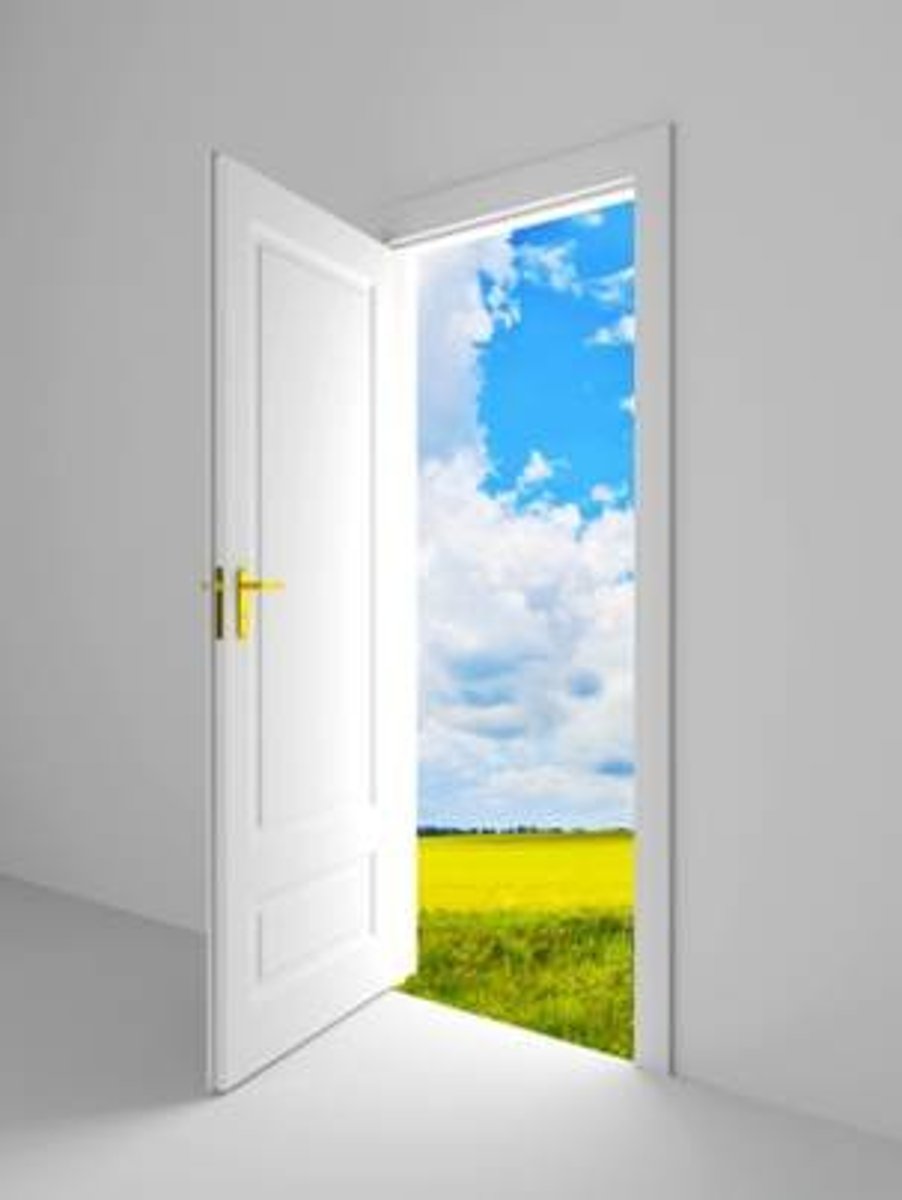 <p>Mis padres han abierto la puerta</p>