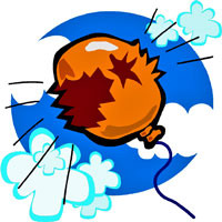 <p>the act of exploding or bursting something</p>