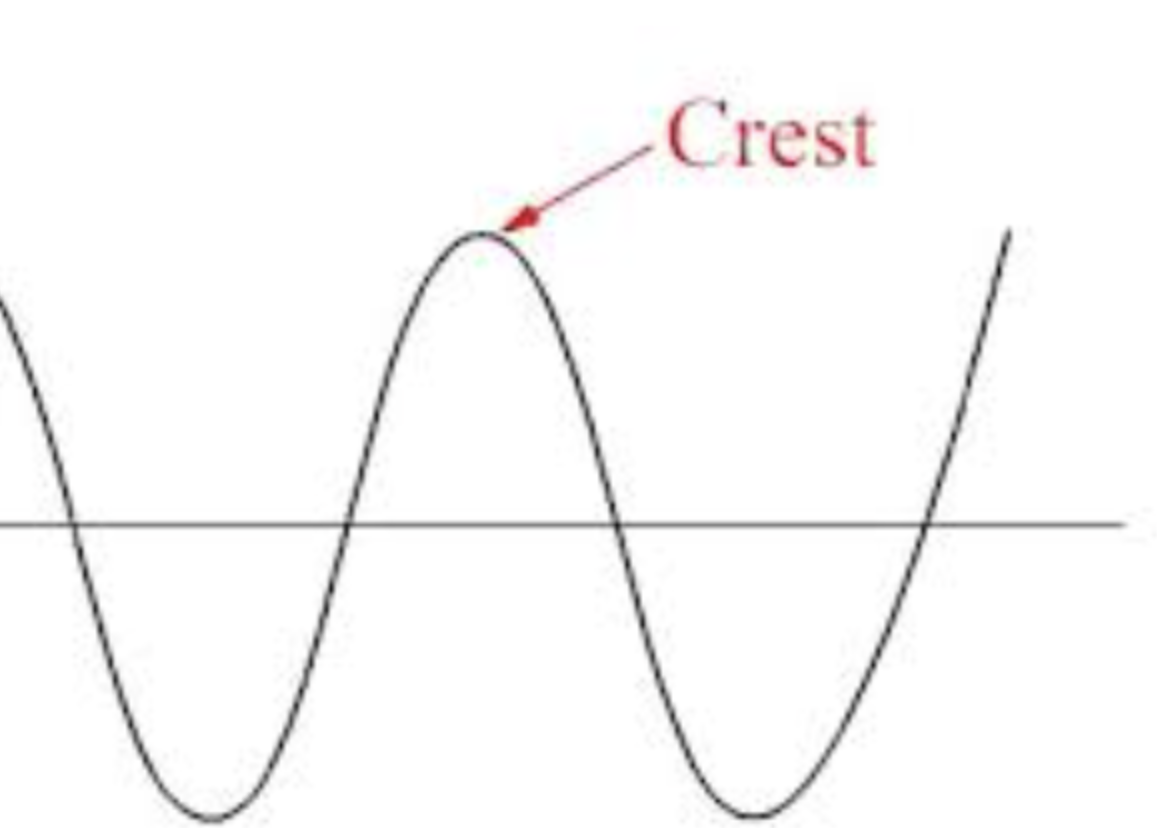 <p>absolute highest point</p>