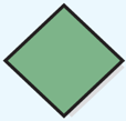 <p>Shows process branching and merging as a result of a decision </p>