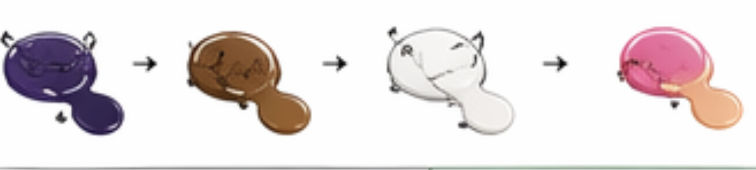 <p>1. crystal violet 2. iodine 3. ethanol 4. safranin</p>