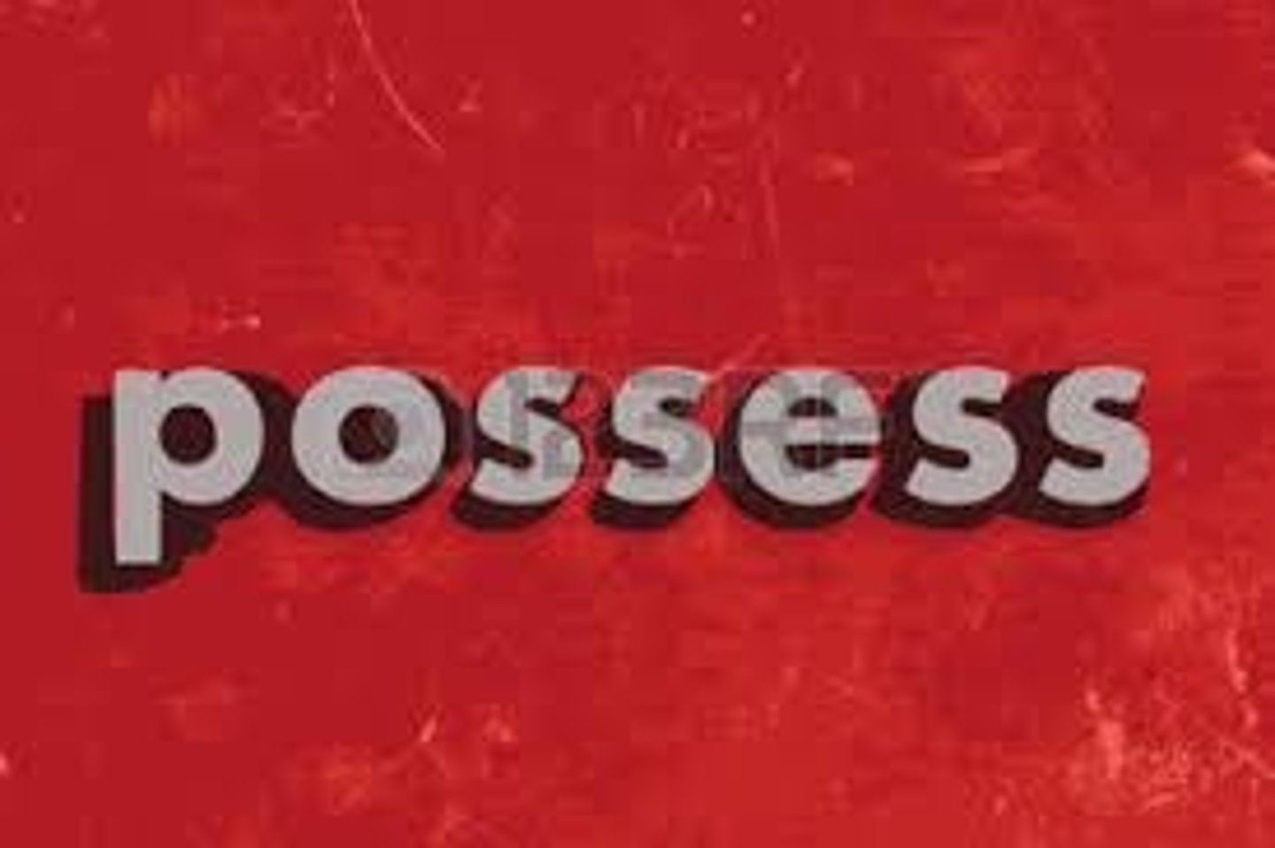 <p>possess or have</p>