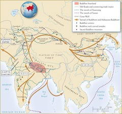 <p>The Silk Road helped:</p>