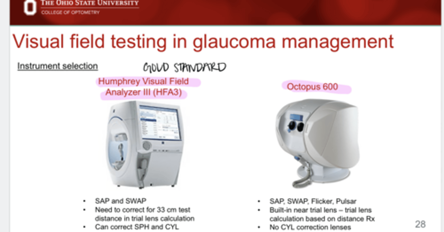 <p>What test strategies are available on the HFA3?</p>