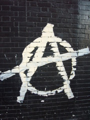 <p>Absence of law or government; chaos, disorder</p>