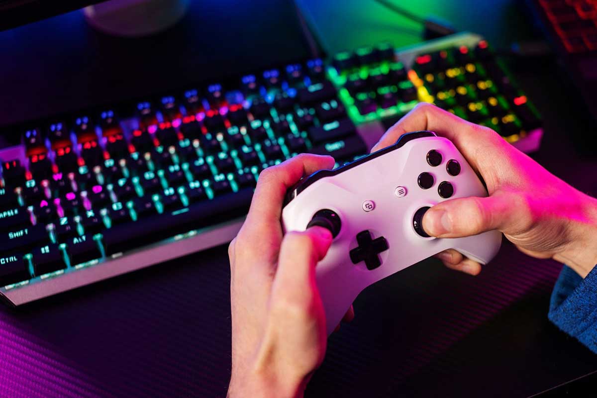 <p>a video game</p>