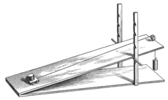 <p>a slanted surface along which a force moves an object to a different elevation</p>