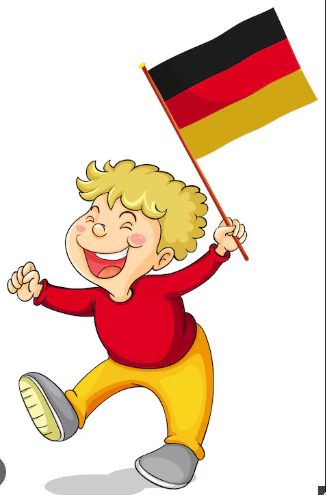 <p>Good luck <strong><u>with </u></strong>learning German</p>