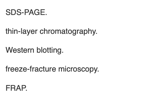 <p><span>The technique that separates denatured proteins based on size is</span></p>