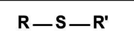 <p>-sulfide/ thiol</p>