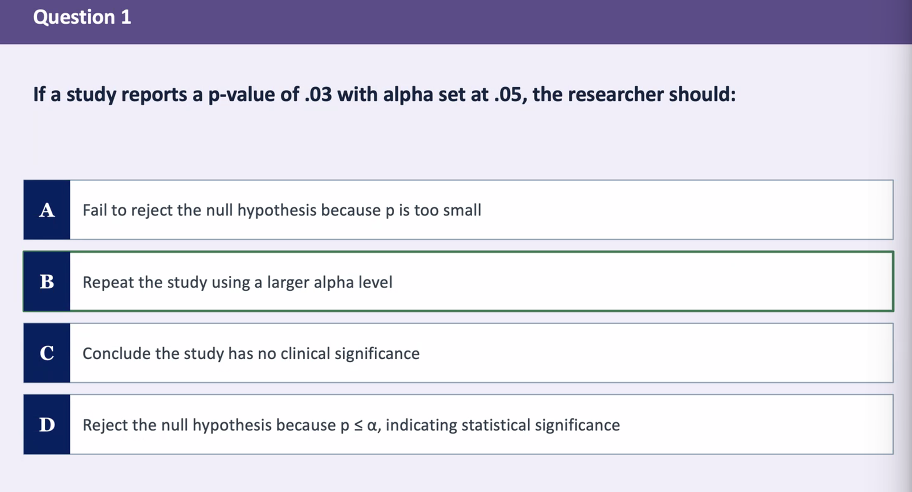 <p>is the p-value statistically significant?</p>