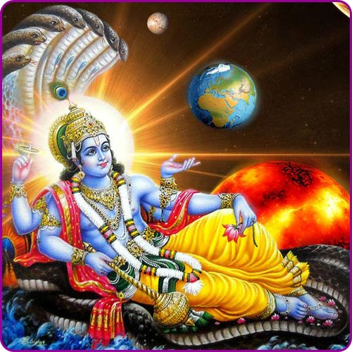 <ul><li><p>Merciful deity</p></li><li><p>Has been worshipped since Vedic times and came to be regarded as the Supreme as a person.</p></li><li><p>Considered to have appeared in many earthly incarnations, some of them animal forms.</p></li></ul><p></p>