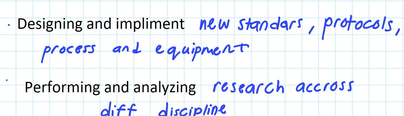 <p>PA - <strong><em>PERFORMING</em> AND <em>ANALYSE</em> </strong>across diff eng discipline<br>DI - <strong><em>DESIGNING AND IMPLIMENTING</em> </strong>standard, protocols, process and equipment.</p>