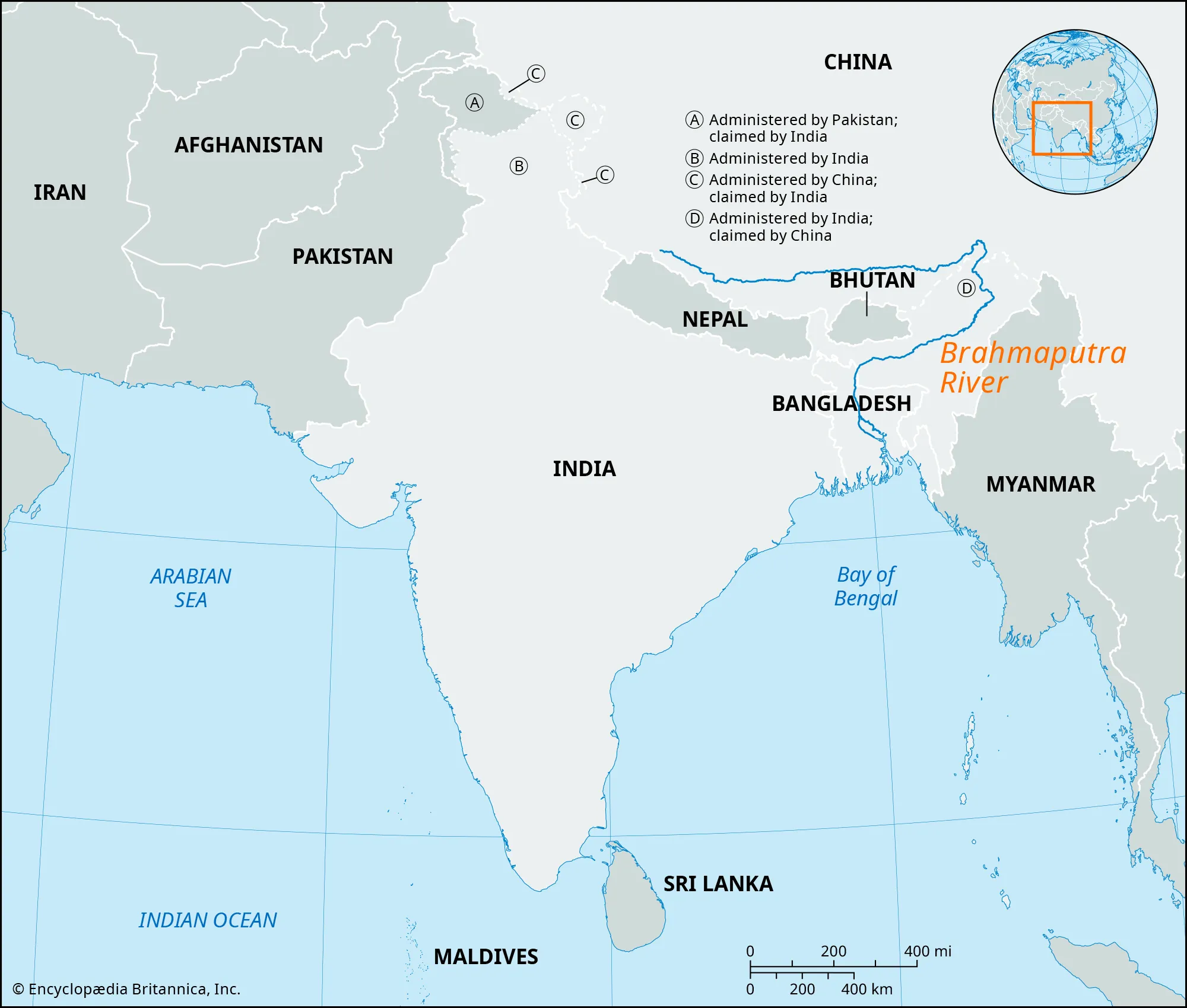 <p>the river starts at Bangladesh but ends at the border of china</p>