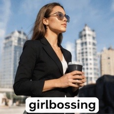 <p>girlbossing</p>