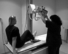 <p>the process and procedures of producing a radiograph to help doctors diagnose and treat a variation of medical conditions</p>