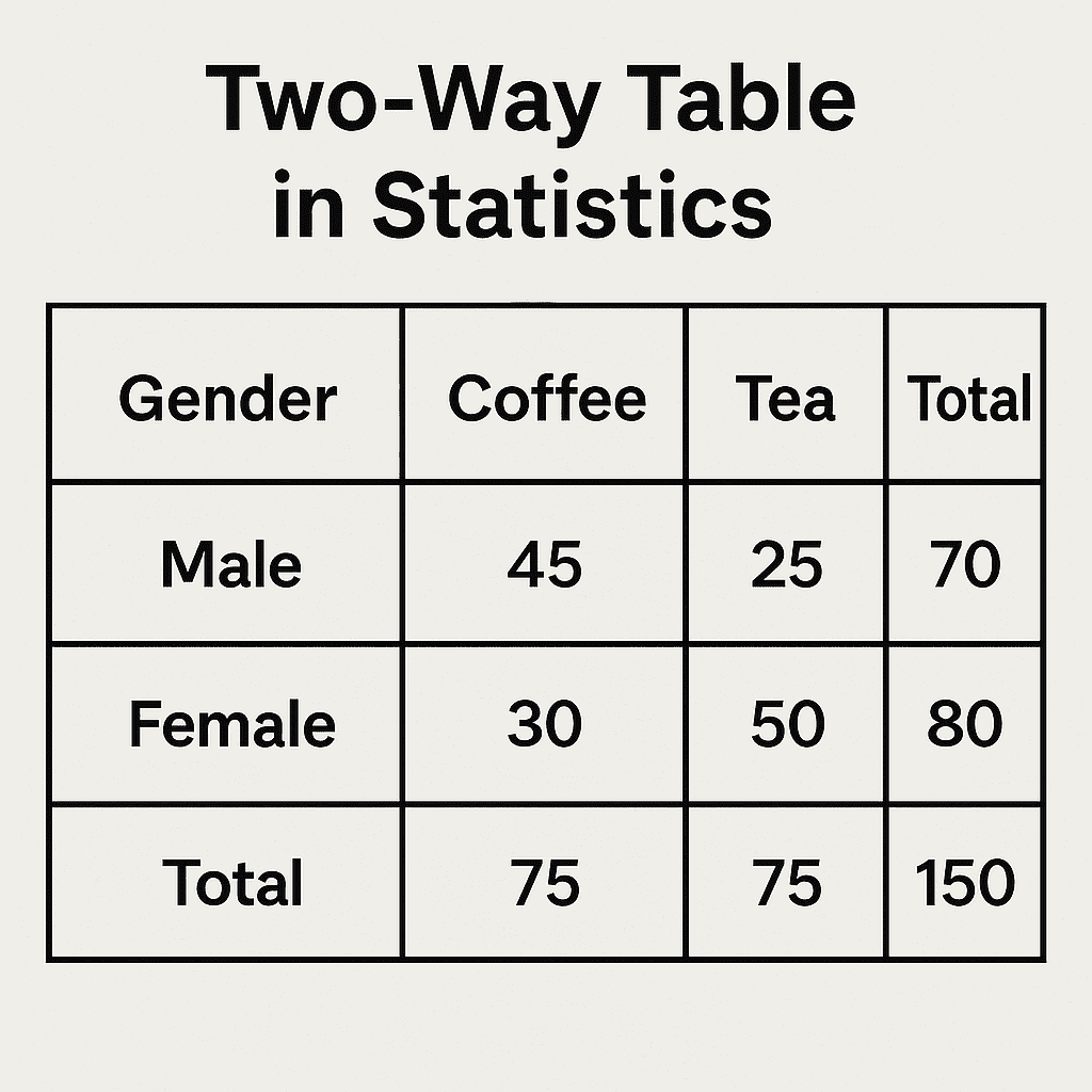 <p>table of counts that summarizes data on the relationship of two categorical variables</p>