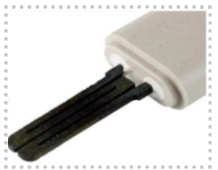 <p>most common in modern spectrometers</p><ul><li><p>silicon carbide (SiC) rod electrically heated to ~1000-1500 C</p></li><li><p>5 mm diameter, 50 mm long</p></li><li><p>produces strong, continuous radiation across most of mid-infrared region</p></li><li><p>durable, stable, and relatively inexpensive</p></li><li><p>doesn’t require preheating to become electrically conductive</p></li></ul><p></p>