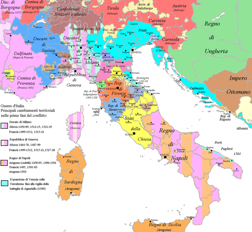 <p>1508 - 1511 - League of Cambrai (All Facts)</p>