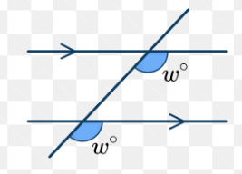 <p>equal when 2 lines parallel</p><p></p>