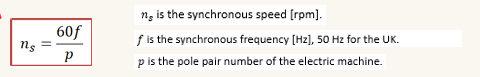 <p>The number of pole pairs cant change (depending on machine design) so operation speed changes with the supply frequency</p>
