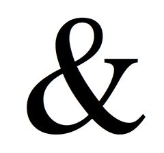 <p>&</p>