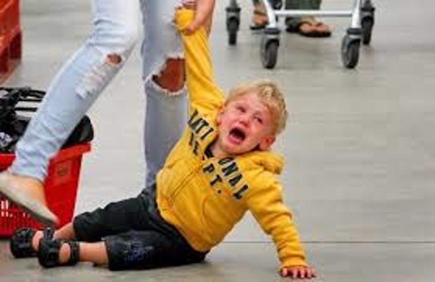 <p>behaved in a very uncontrolled manner</p>