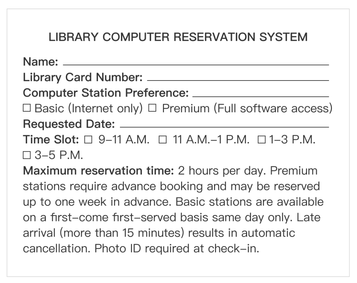 <p><span>How far in advance can someone reserve a Premium station?</span></p>