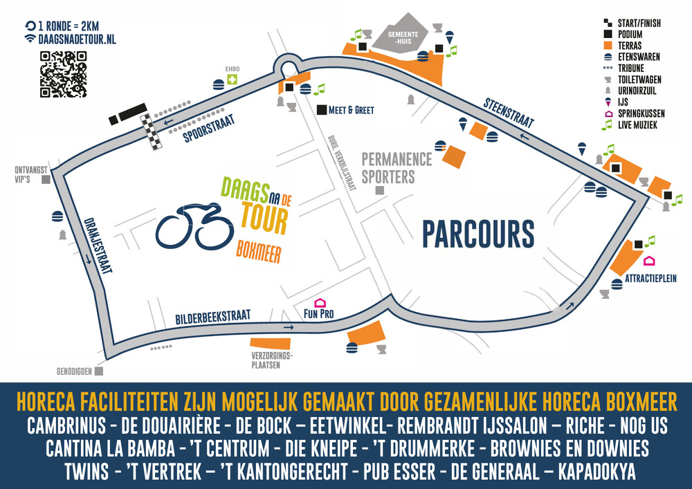 <p>het parcours</p>