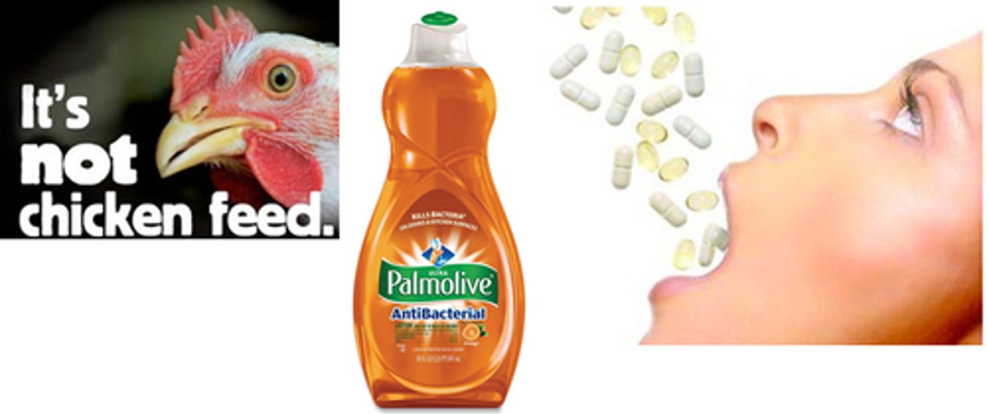 <p>Natural chemicals produced by bacteria or fungi to inhibit the growth of other microbes.</p>