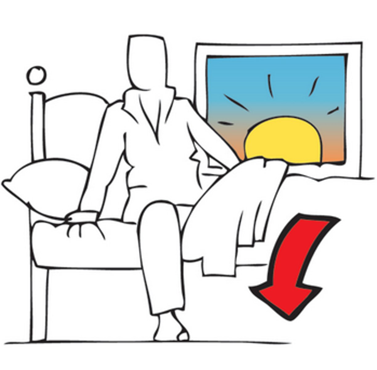 <p>to get up</p>