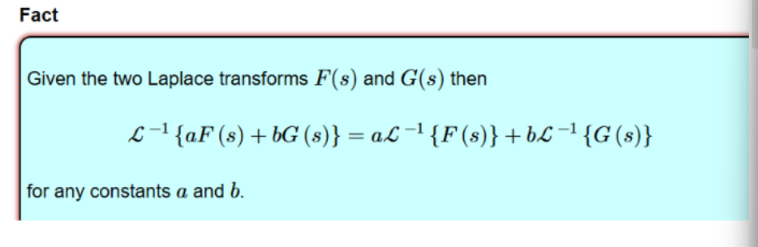 <p>In the same way how the normal laplacian operator conforms to the linearity principle, so too does its inverse counterpart. </p>