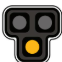 <p>What does the HAWK sighn w/ yellow lights on mean?</p>