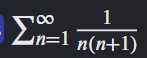 <p>1/n(n+1)</p>