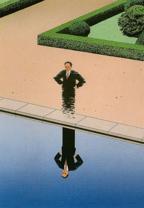 <p>Reflect on (verb)</p>