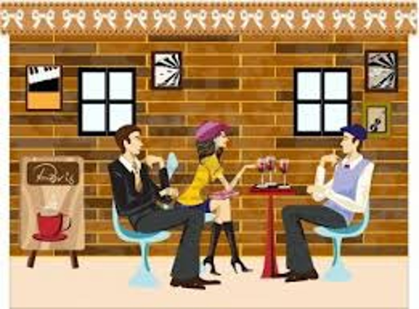 <p>She's so shy that conversing with her can be pretty hard.</p><p>(nói chuyện)</p>