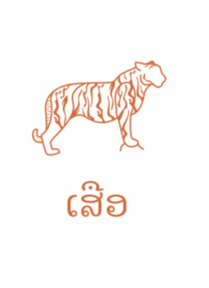 <p>/saw/ seua “tiger”</p>