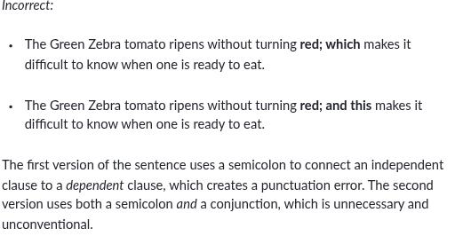 <p><span>used to link <strong>two independent clauses</strong> without any conjunction</span></p>