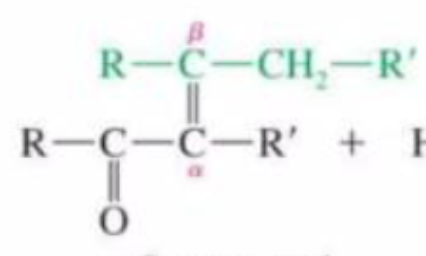<p>α,β-unsaturated aldehyde</p>