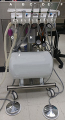 <p>What is F in the dental machine?</p>