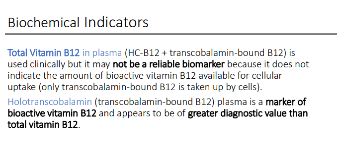 <p>Holotranscobalamin (transcobalamin-bound B12) plasma</p>