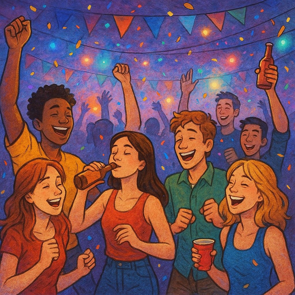 <p>have a party</p>