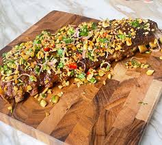 <p>Grilled tamarind ribs</p>