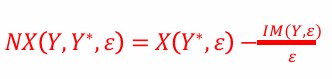 <p>As we are studying in the short run we assume prices are sticky and therefore we can assume prices to be constant</p><p>In this case we can assume the P/P* = 1 so that ε=E</p>