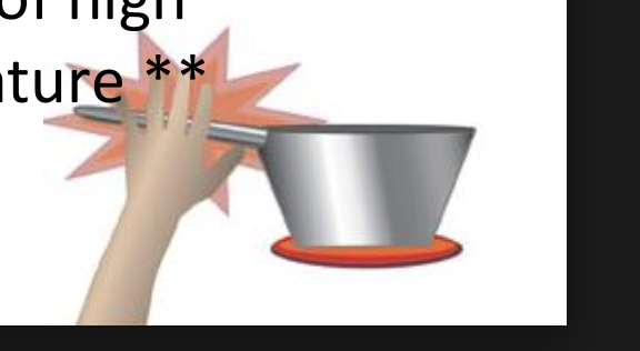 <ul><li><p>transfer of energy through contact</p><ul><li><p>transfer of heat is always from an area of high temperature to a low one</p></li><li><p>ex. a metal pot handle heating up on a stove</p></li></ul></li></ul><p></p>